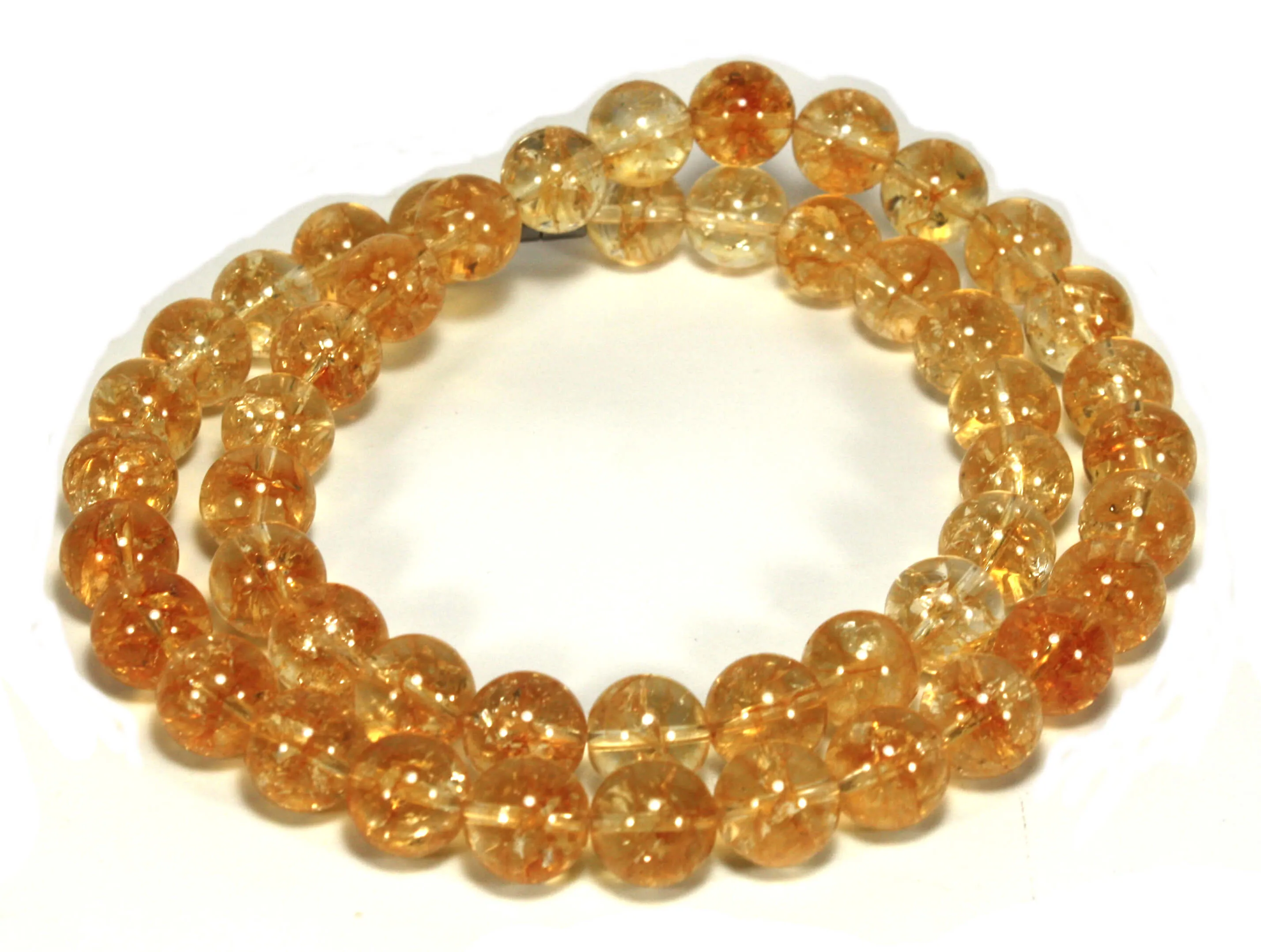 14mm Citrine Necklace