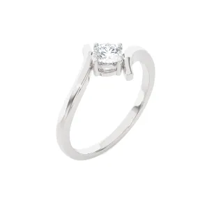 1/5 ctw Round Lab Grown Diamond Solitaire Engagement Ring