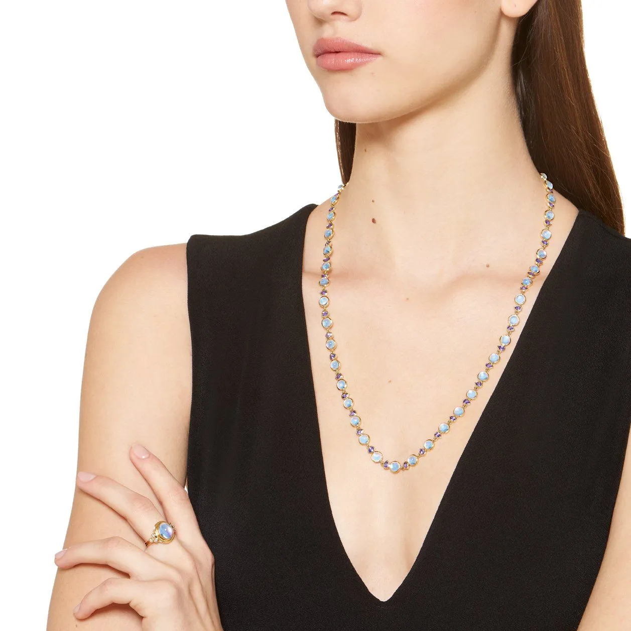 18K Moon River Necklace