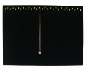 29 Hooks Black Necklace Display Easel Stand
