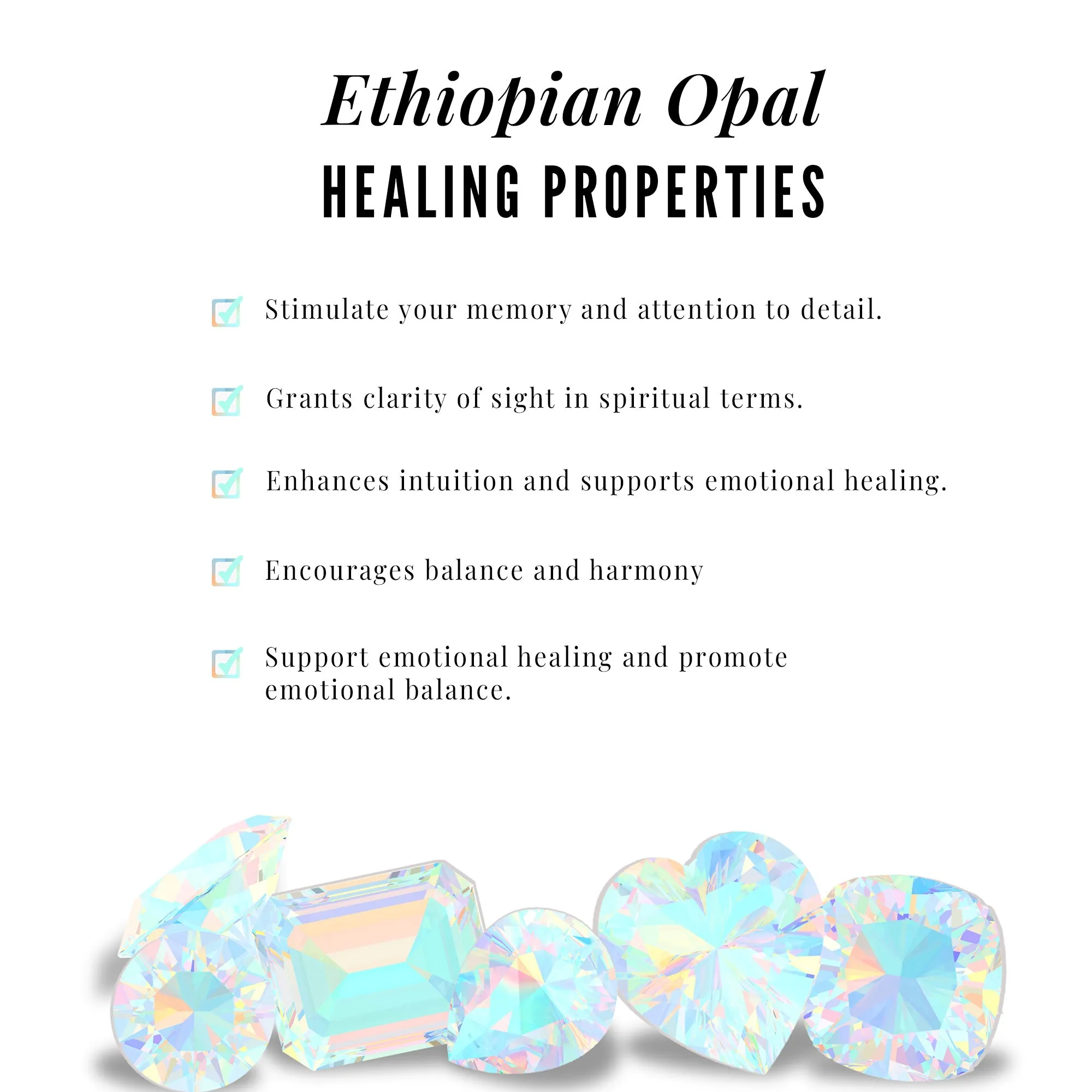 3/4 CT Round Ethiopian Opal Infinity Engagement Ring with Diamond