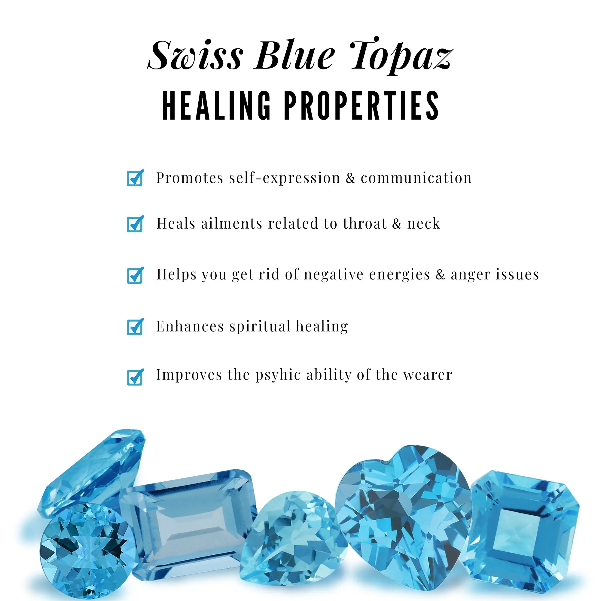 3.50 CT Wedding and Engagement Ring Set with Swiss Blue Topaz and Moissanite