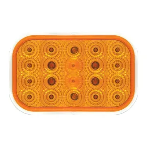 77010BP Rectangular Spyder LED Light (AMBER/AMBER) #77010BP