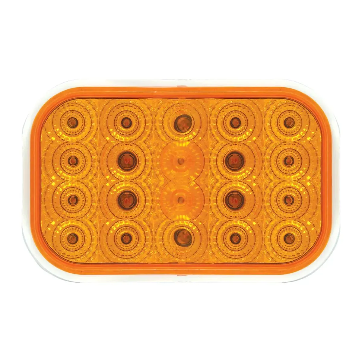 77010BP Rectangular Spyder LED Light (AMBER/AMBER) #77010BP