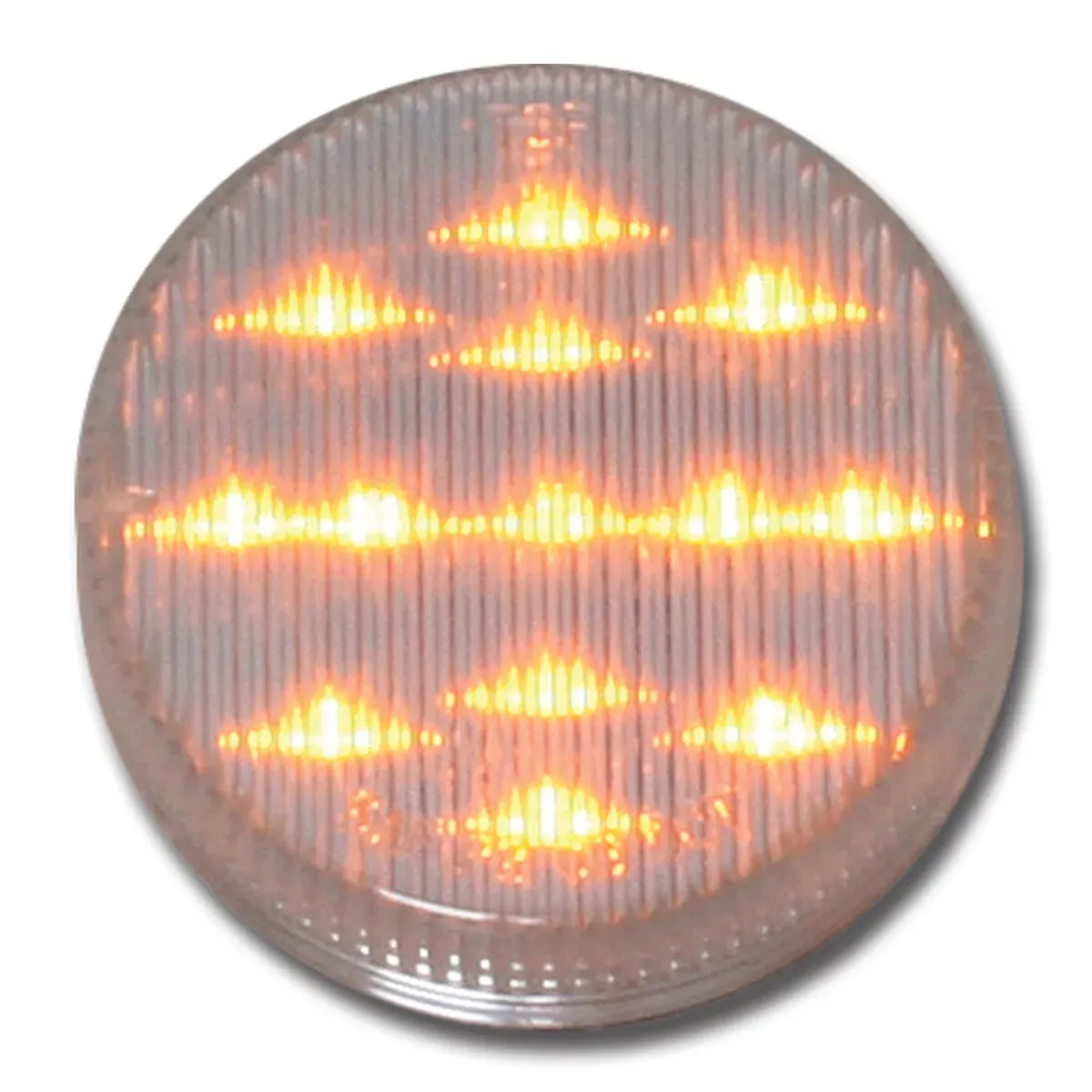 79317 2.5" FLEET AMBER/CLEAR 13 LED SEALED LIGHT