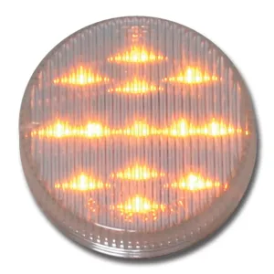 79317 2.5" FLEET AMBER/CLEAR 13 LED SEALED LIGHT