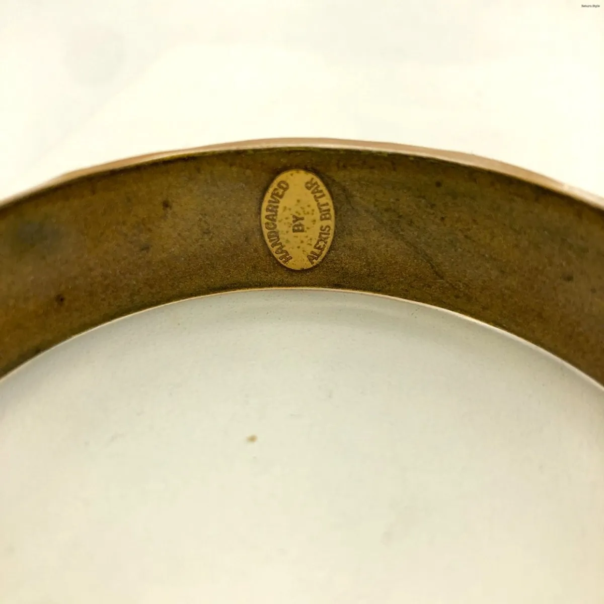 ALEXIS BITTAR Amber Lucite Bracelet