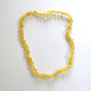 Amber Baby Necklace - Raw Lemon