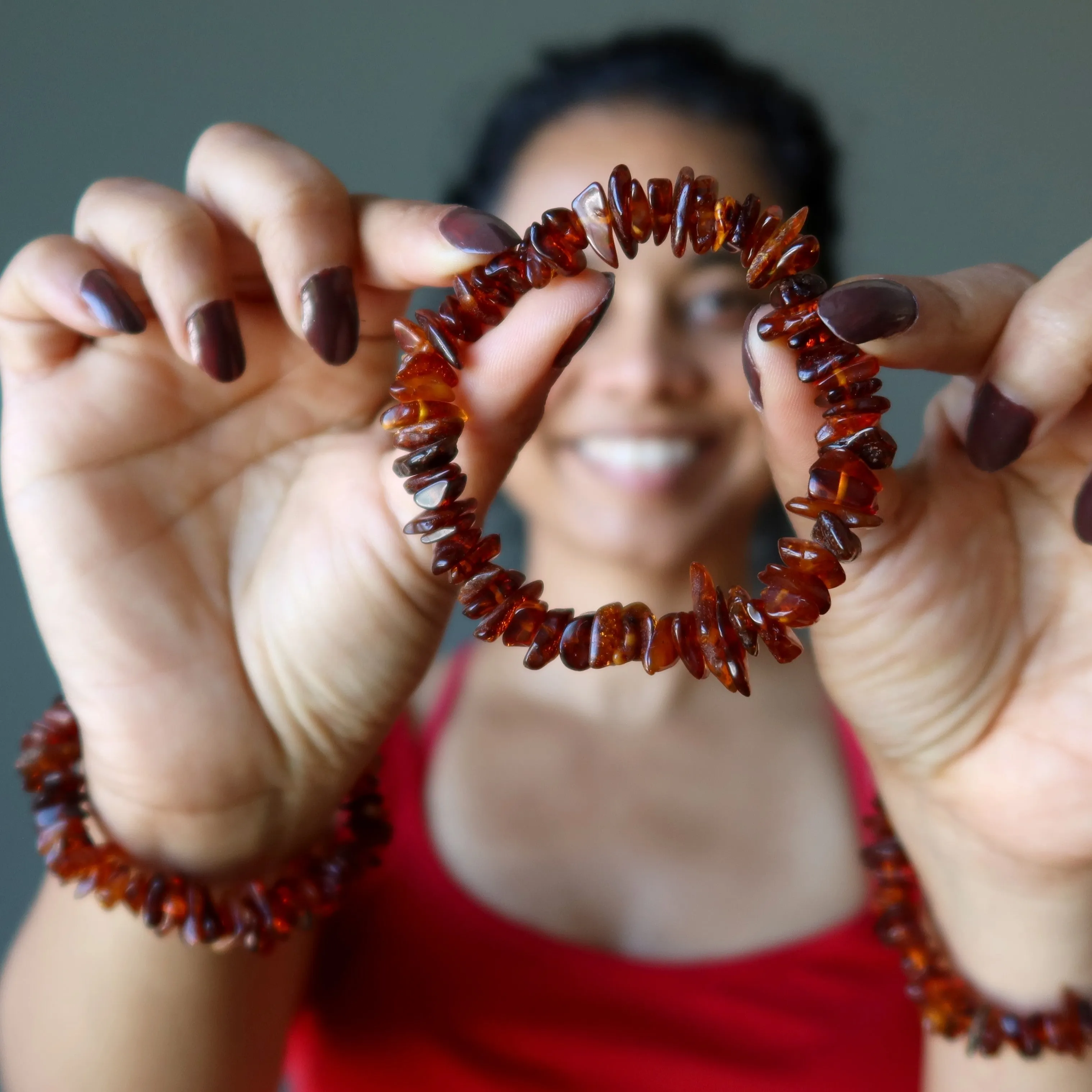 Amber Bracelet Bounty of the Baltic Abundance Crystal Gem