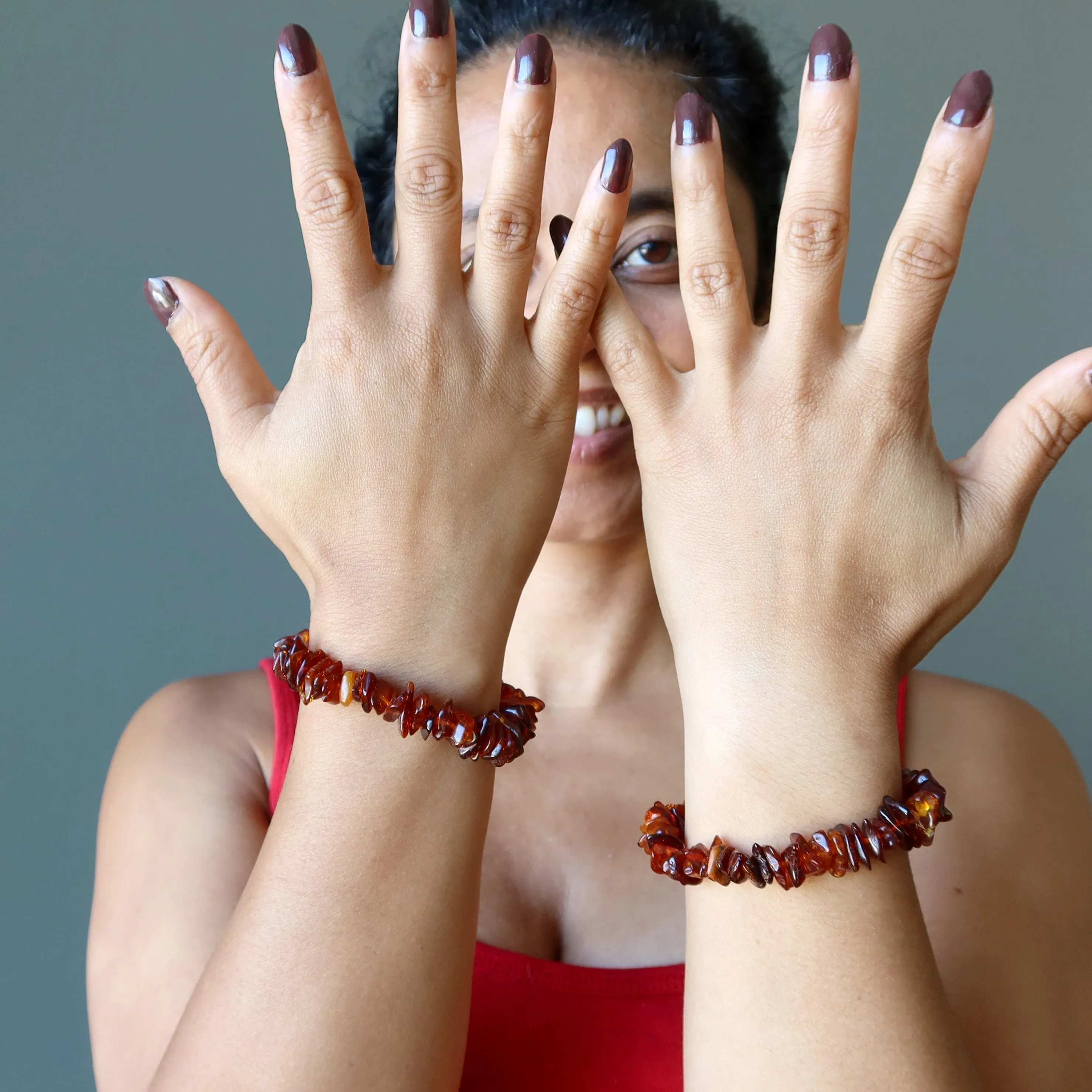 Amber Bracelet Bounty of the Baltic Abundance Crystal Gem