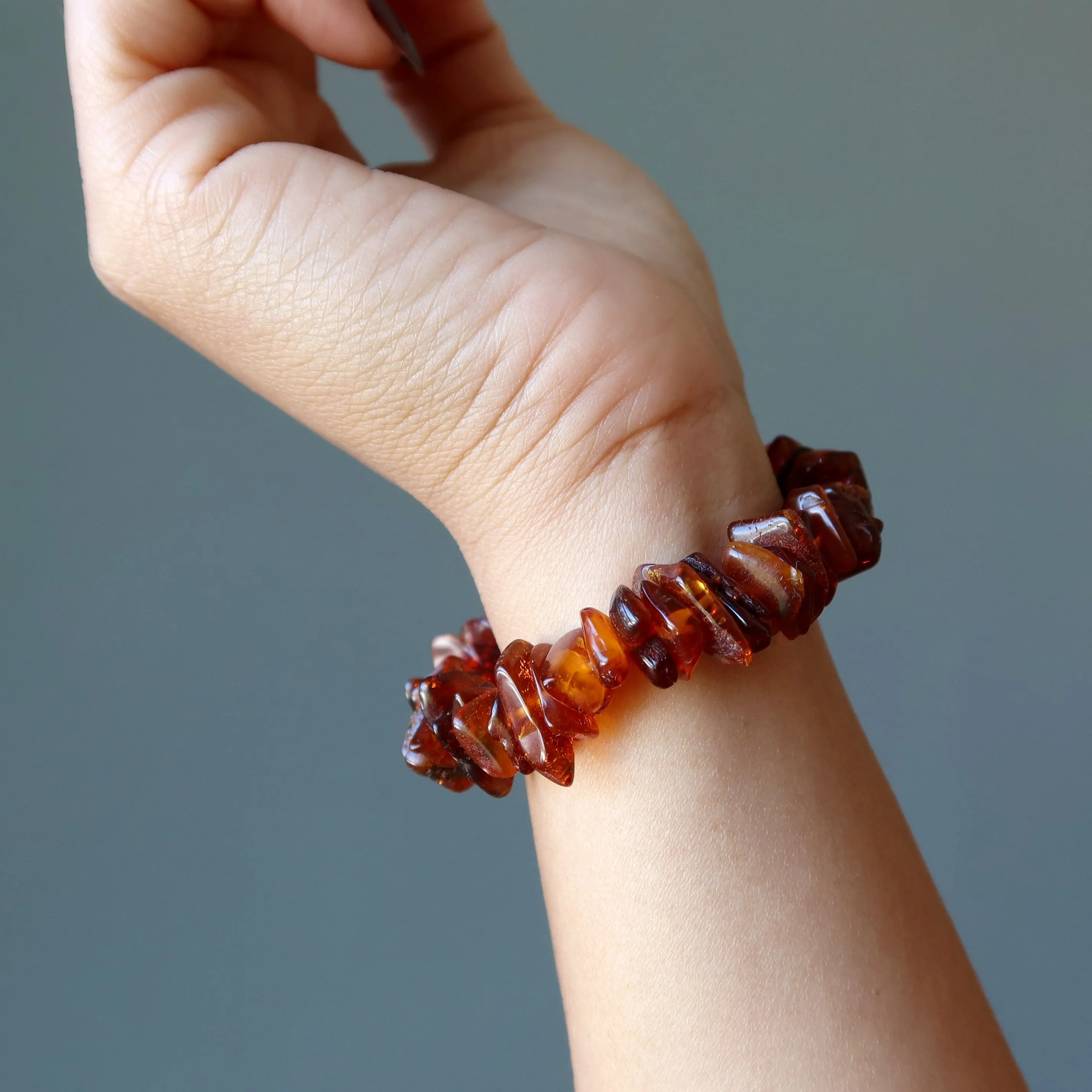Amber Bracelet Bounty of the Baltic Abundance Crystal Gem