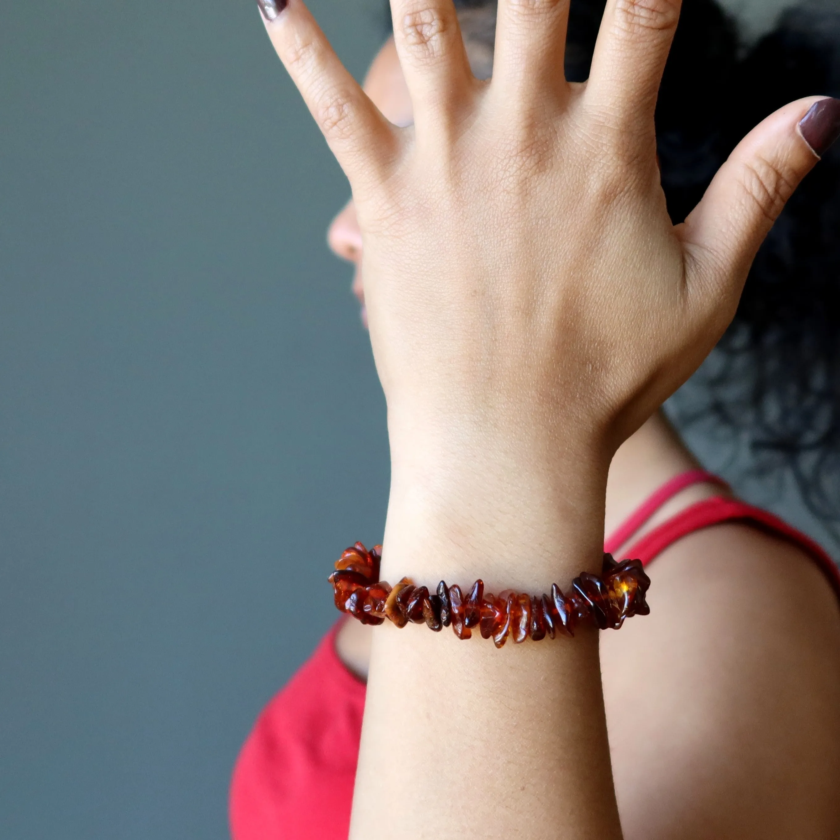 Amber Bracelet Bounty of the Baltic Abundance Crystal Gem