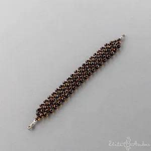 Amber bracelet "Princess dark night"