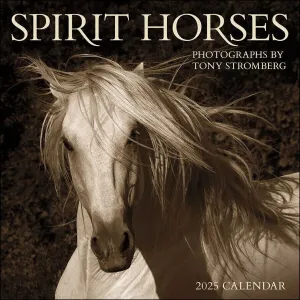 Amber Lotus Spirit Horses by Tony Stromberg 12x12 2025 Wall Calendar