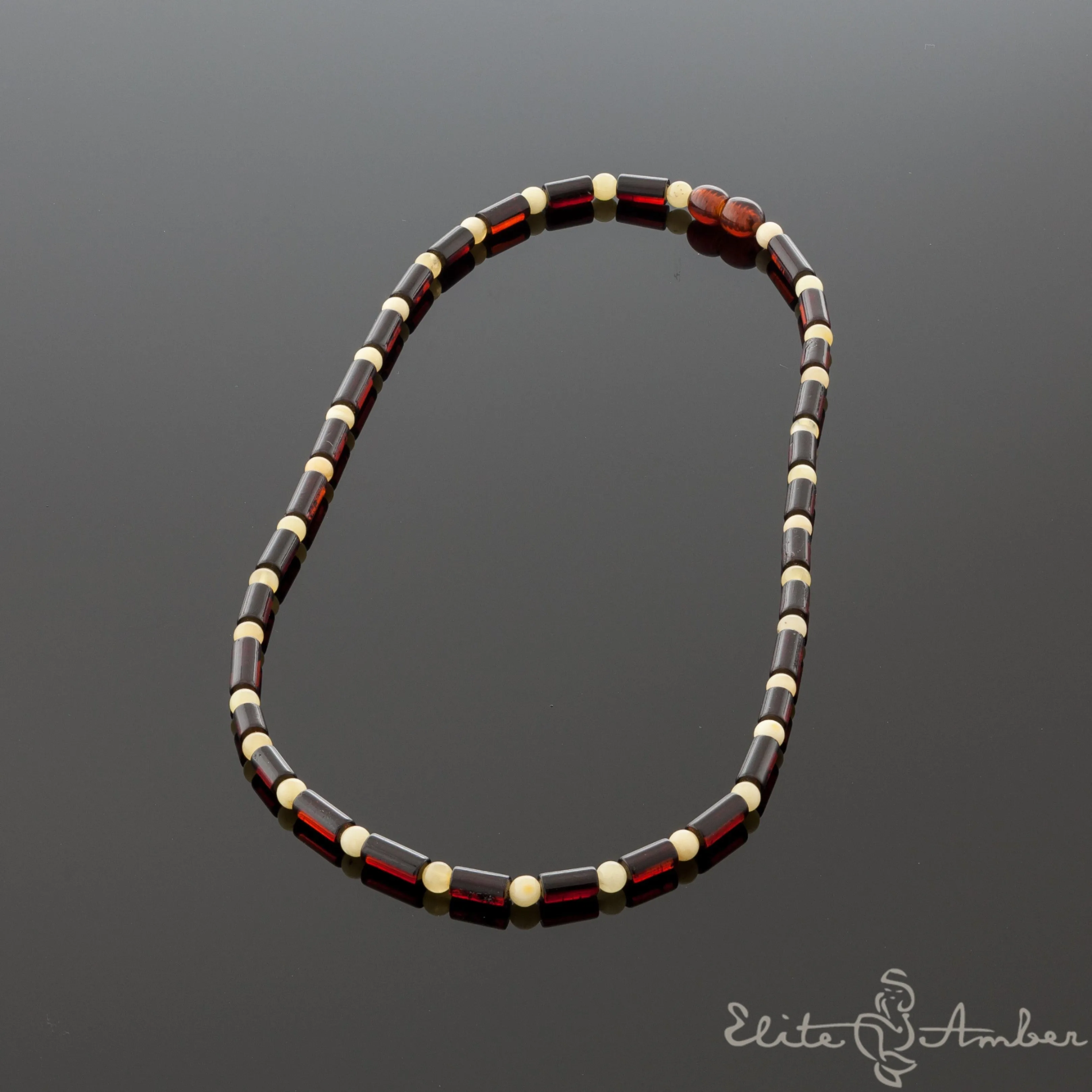 Amber necklace for men