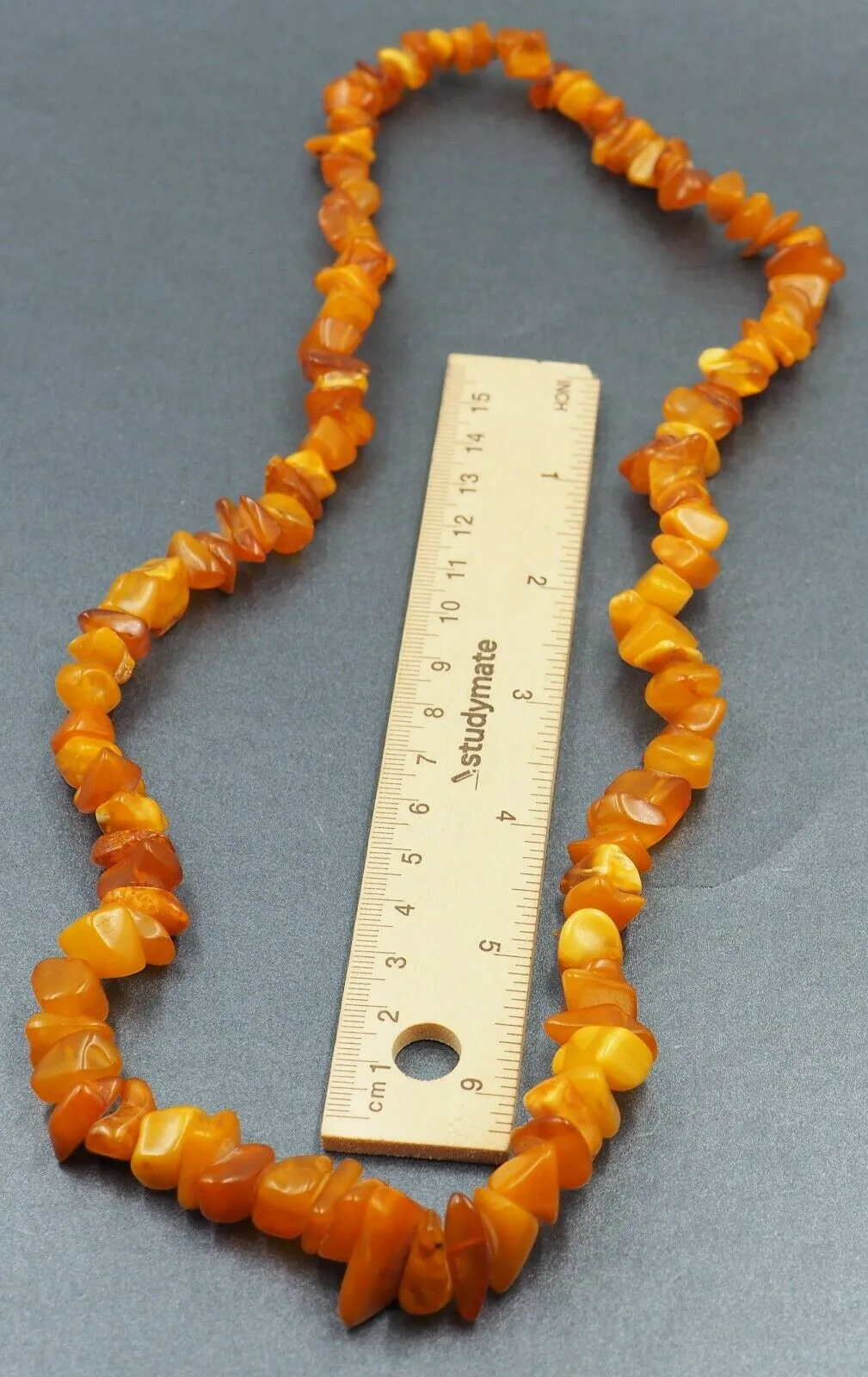 Amber Strand Necklace