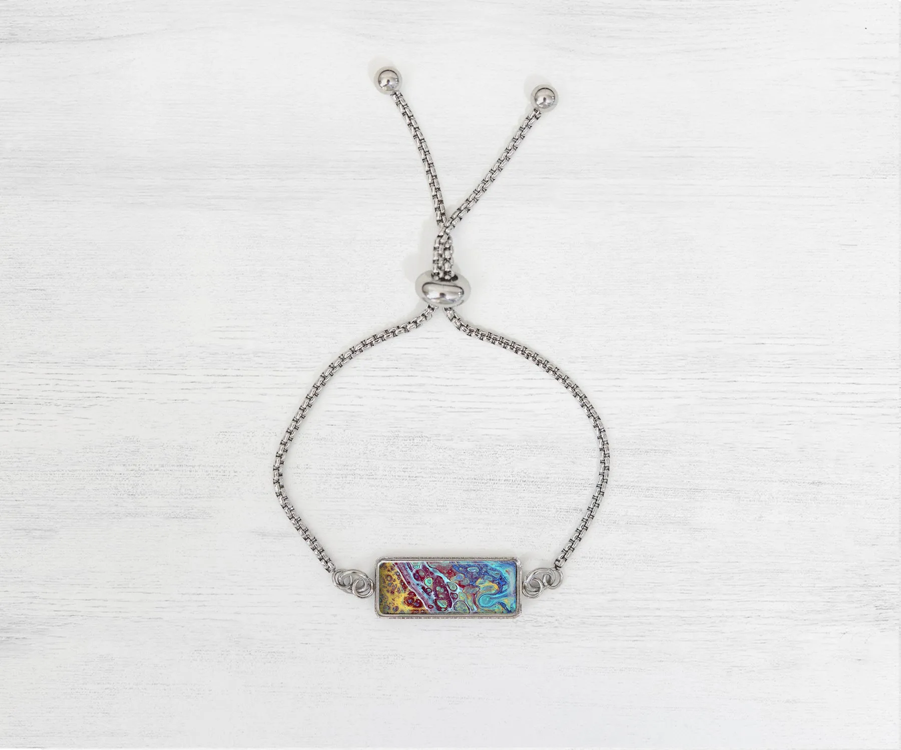 Amber Waves Pendant Bracelet | Handmade Beach Jewelry