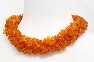 Baltic Amber Braided Necklace (3403)