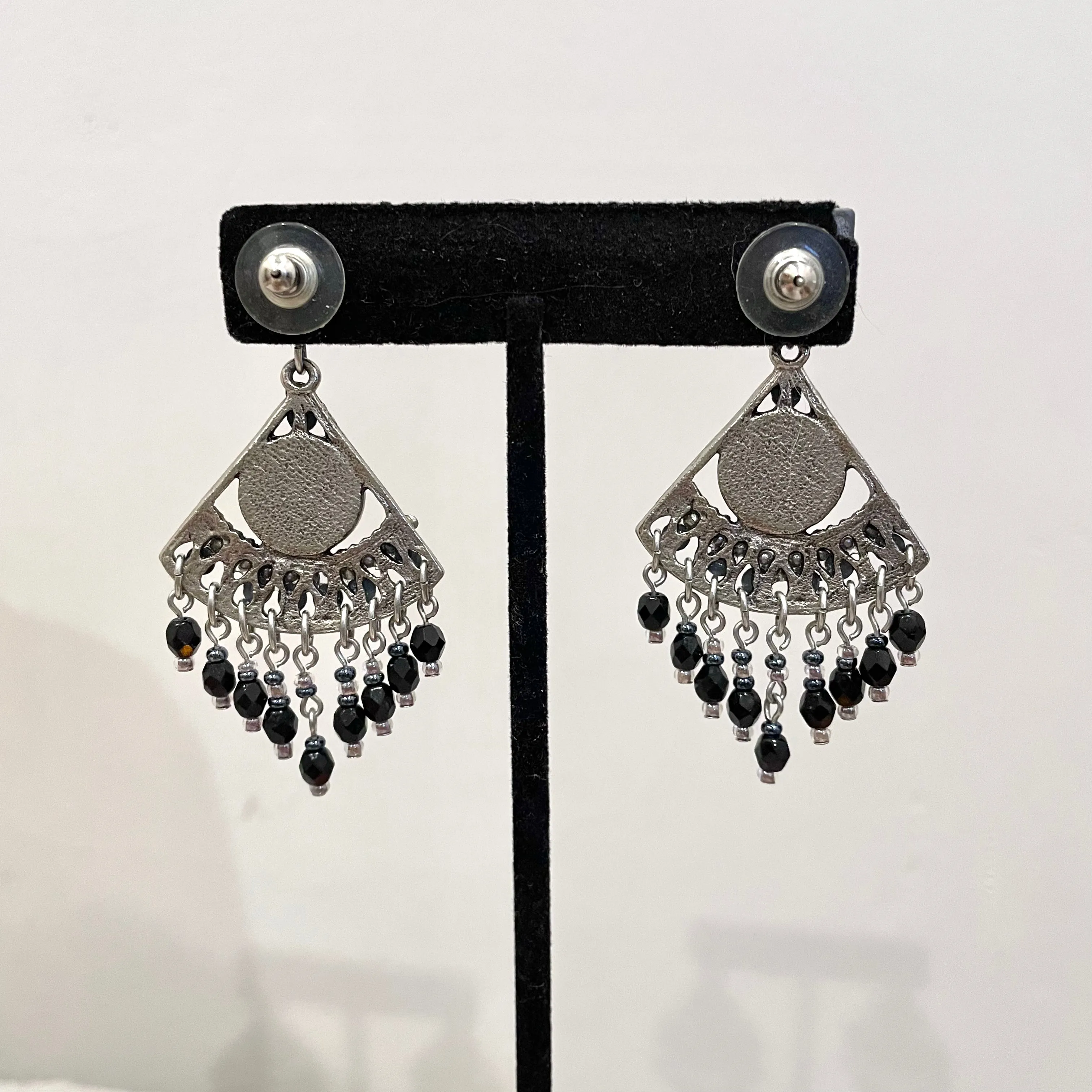 Beaded Black Jewelry Set