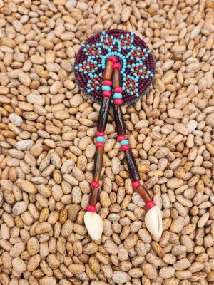 BEADED HAIR BARRETTE- LINDA LEE