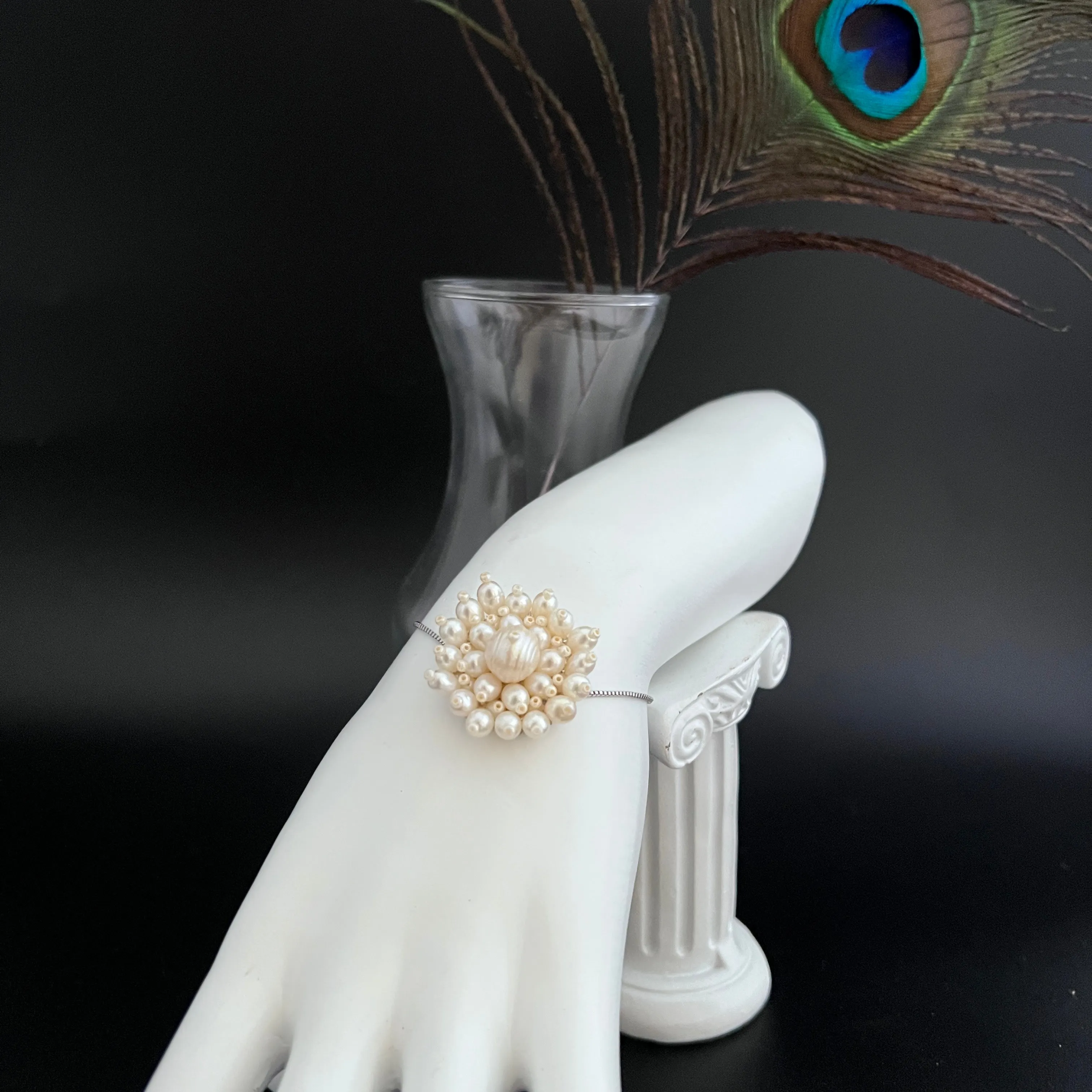 Beaded Pearl Bracelet