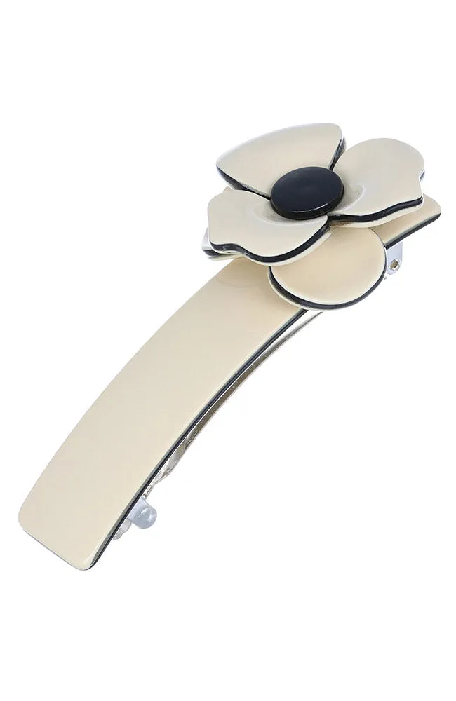 Bellflower Barrette - Latte