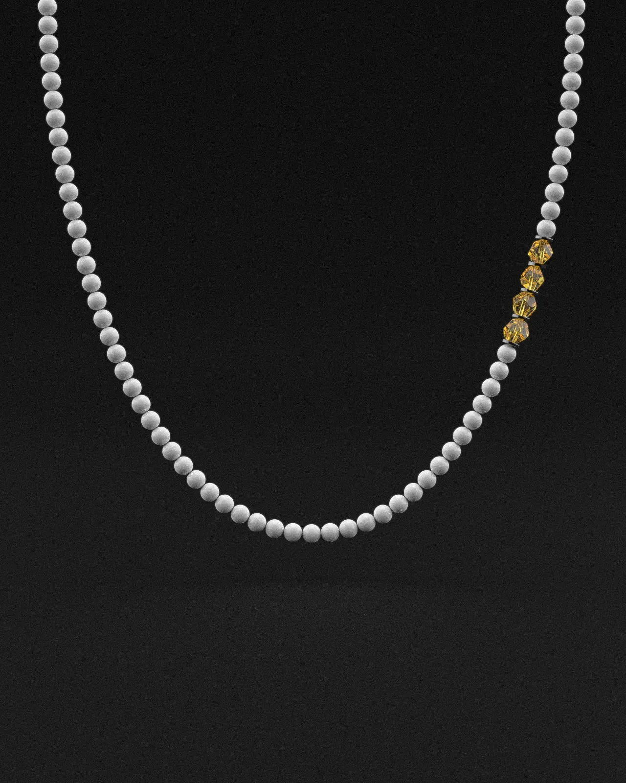 Citrine   Tridacna Necklace 6mm | AEON