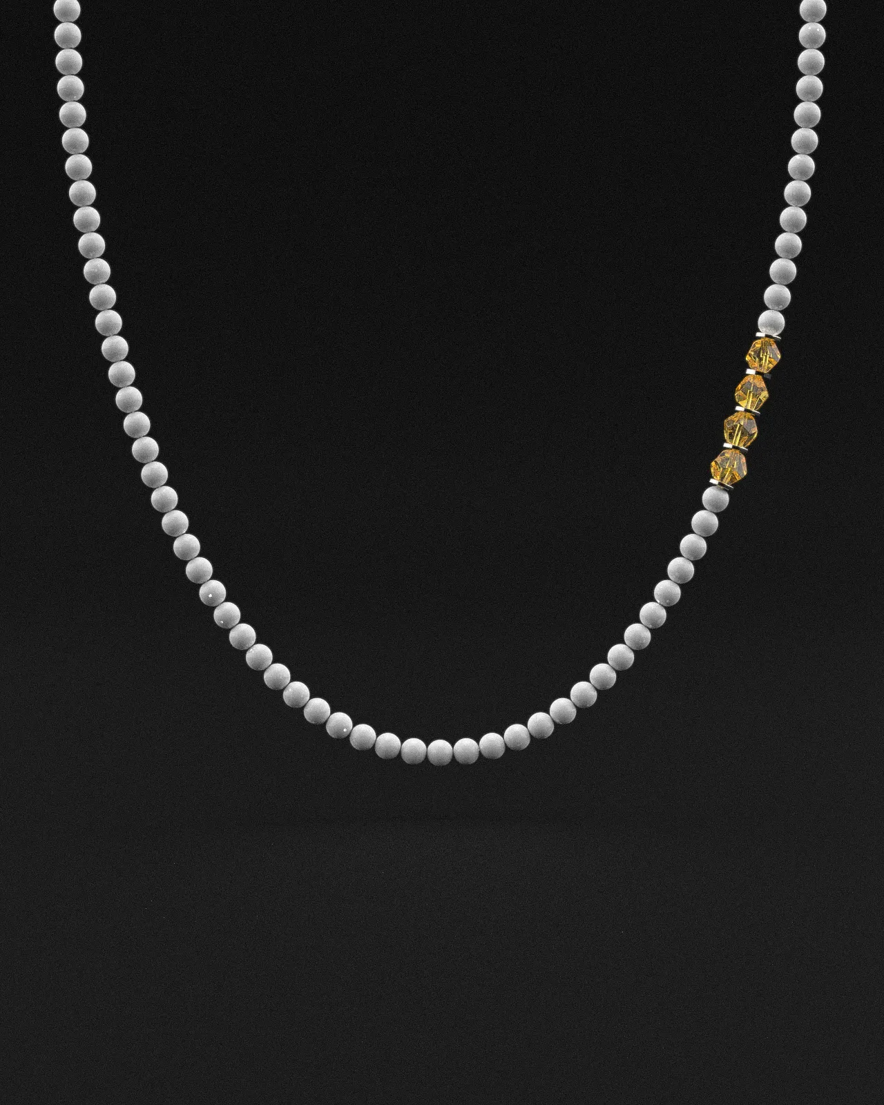 Citrine   Tridacna Necklace 6mm | AEON
