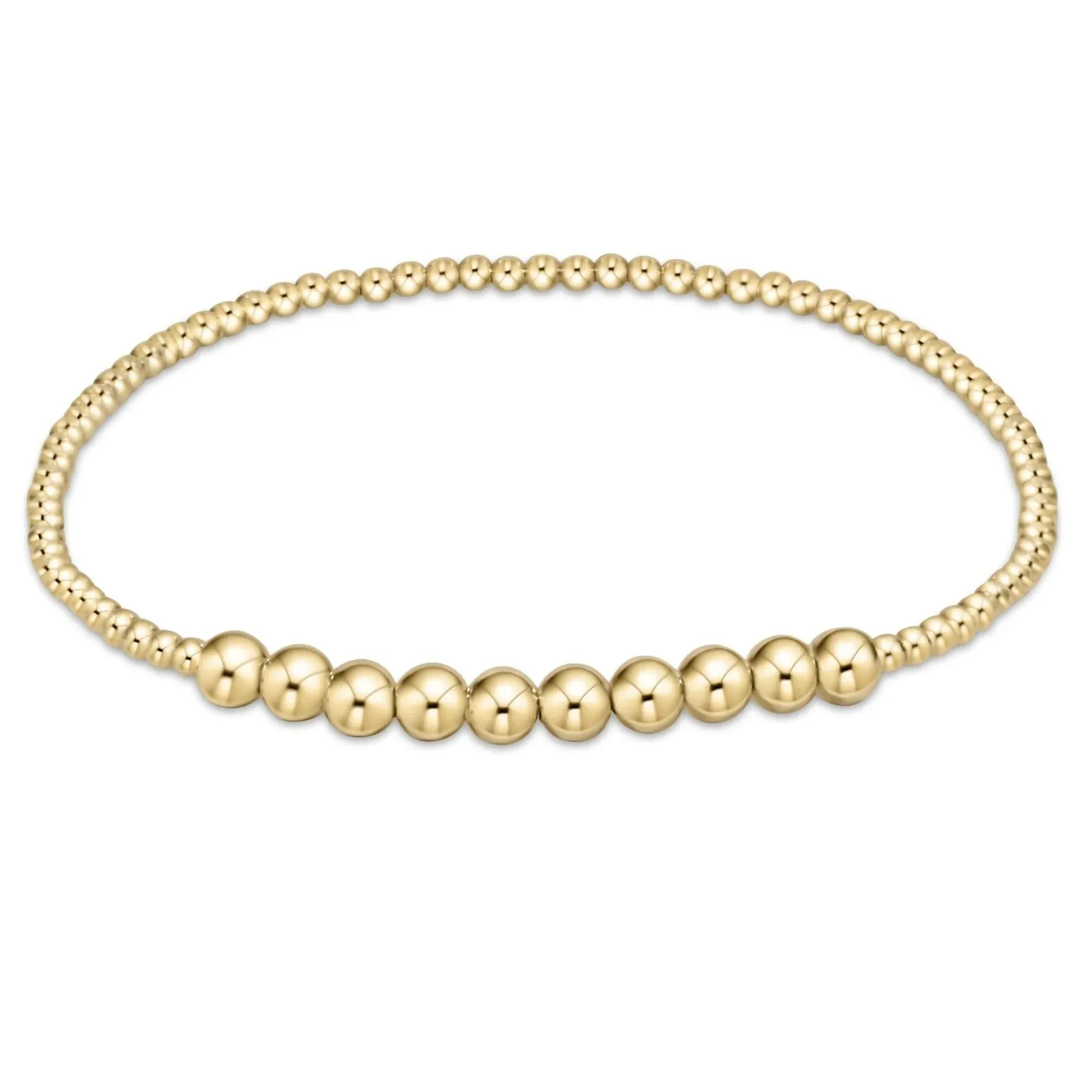 Classic Gold Beaded Bliss 2mm - 4mm Gold