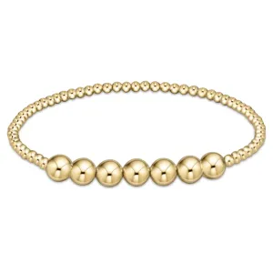 Classic Gold Beaded Bliss 3mm - 6mm Gold