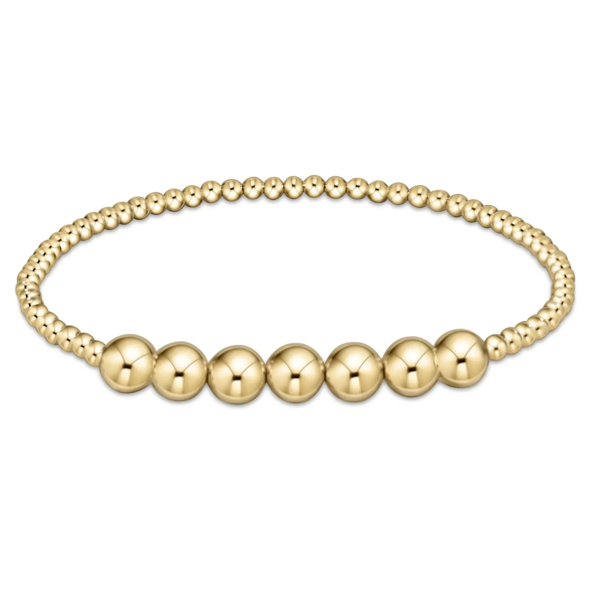 Classic Gold Beaded Bliss 3mm - 6mm Gold