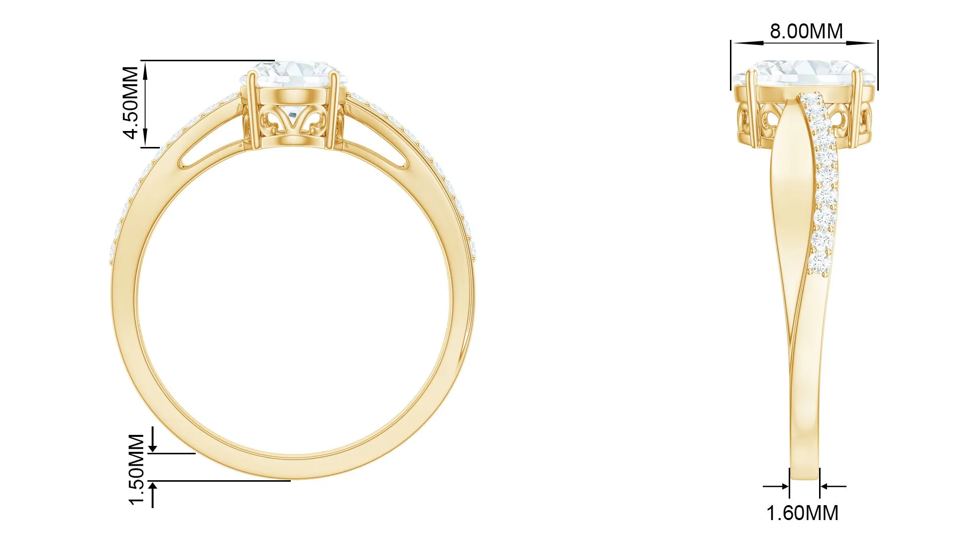 Classic Oval Shape Lab Grown Diamond Solitaire Engagement Ring