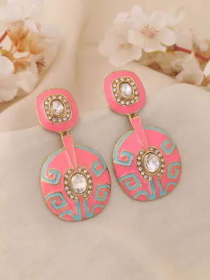 Coral Grace Ethnic Danglers