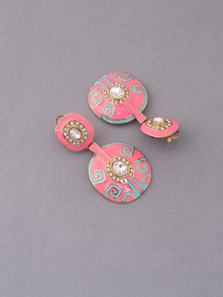 Coral Grace Ethnic Danglers