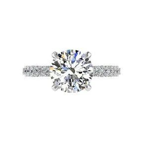 Diamond Basket 1 carat Engagement Ring