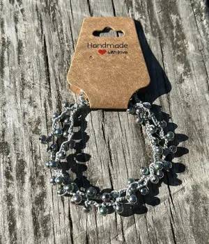 Dyed hematite bracelet