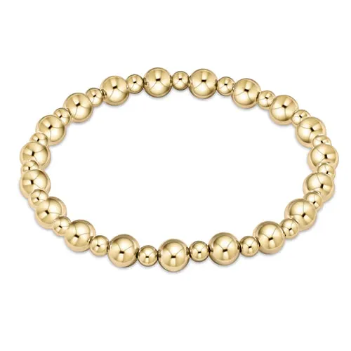 enewton Classic Gold Grateful Pattern Bracelets