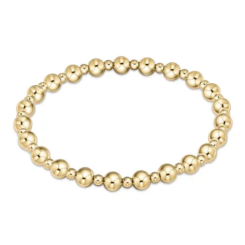 enewton Classic Gold Grateful Pattern Bracelets