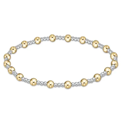 enewton Classic Mixed Metal Sincerity Pattern Bracelets