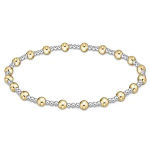 enewton Classic Mixed Metal Sincerity Pattern Bracelets