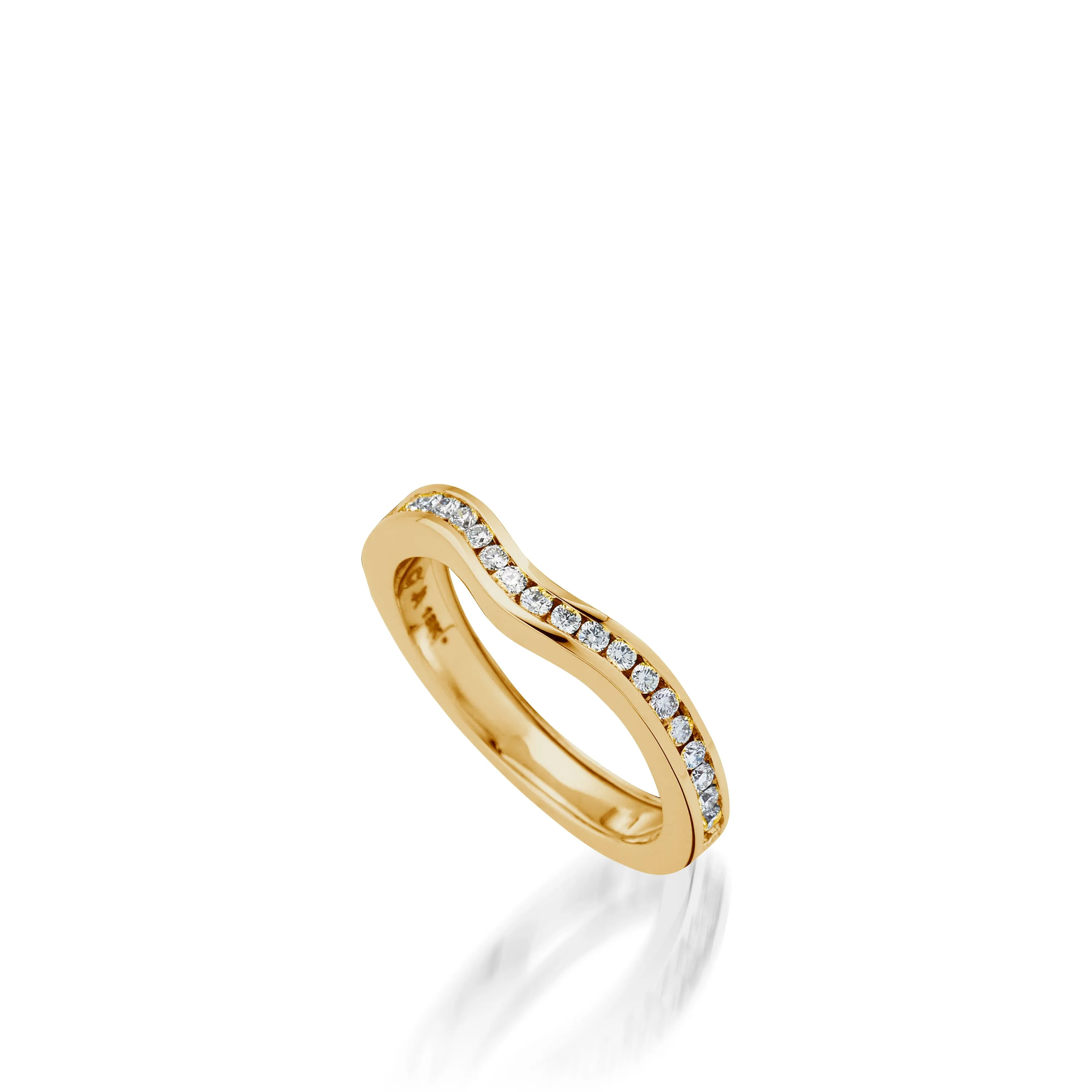 Flora Diamond Wedding Band
