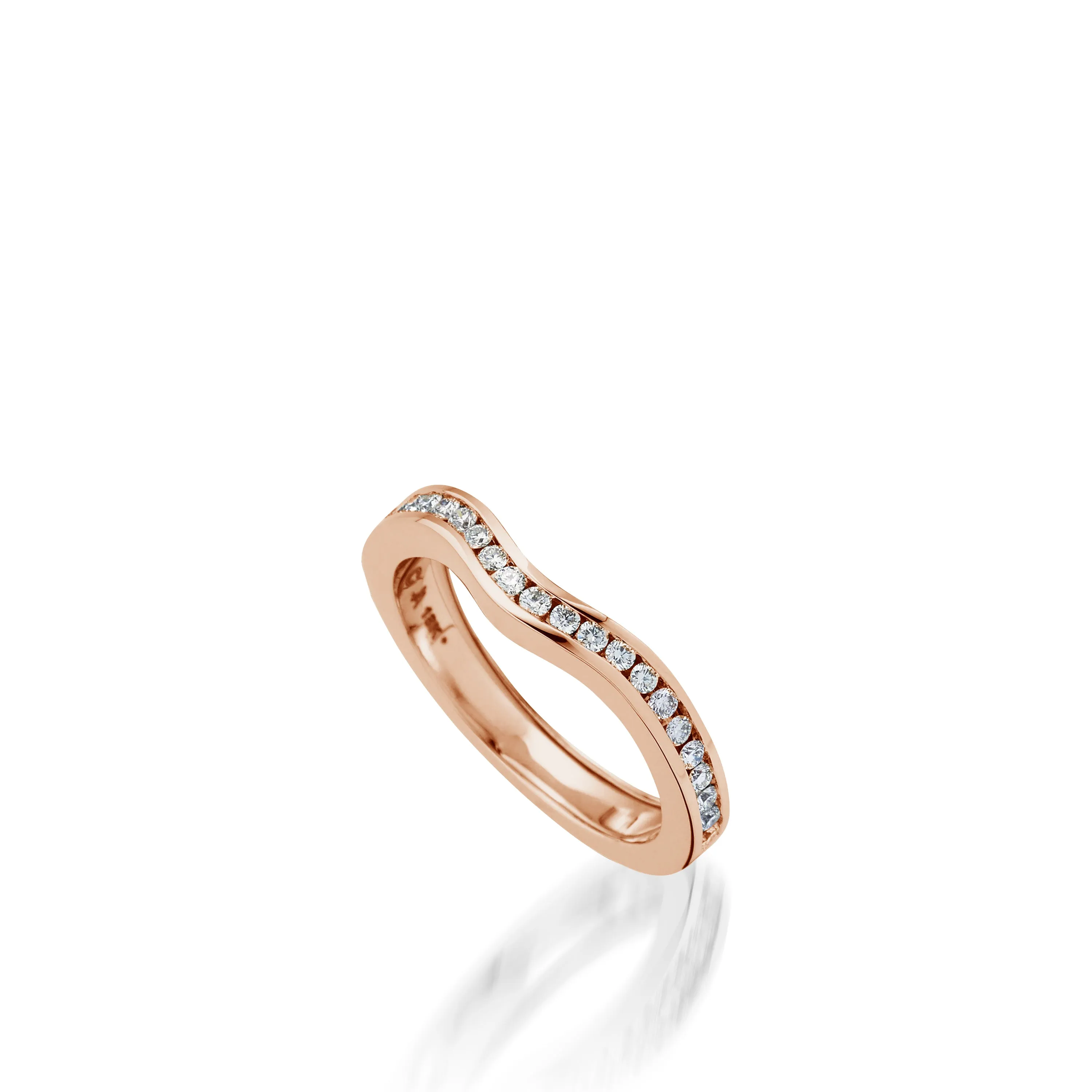 Flora Diamond Wedding Band