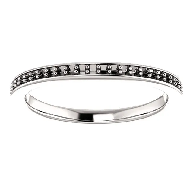 Gemstone Wedding Band 122169