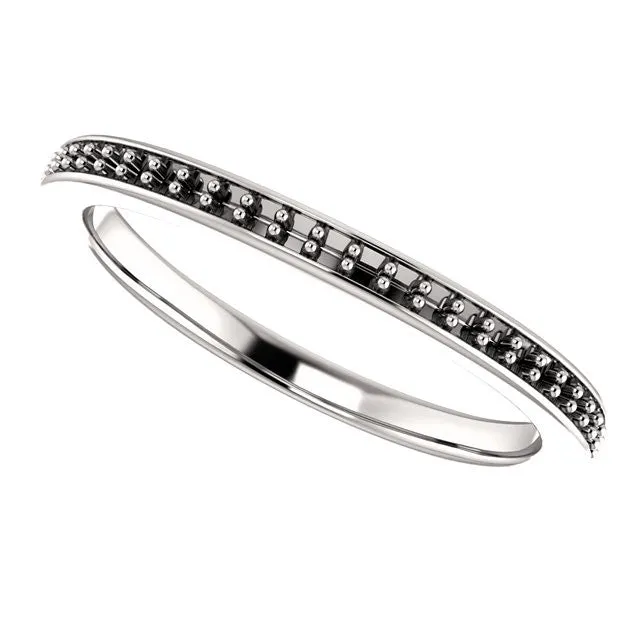 Gemstone Wedding Band 122169