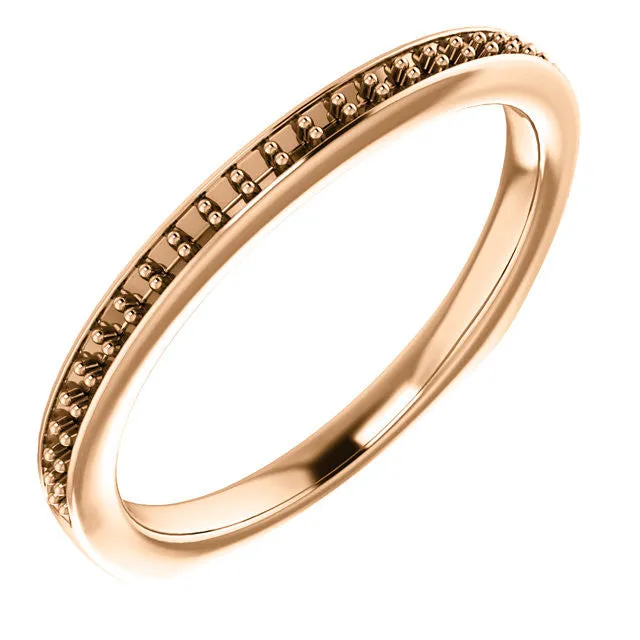 Gemstone Wedding Band 122169