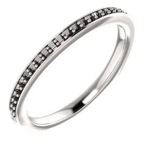 Gemstone Wedding Band 122169