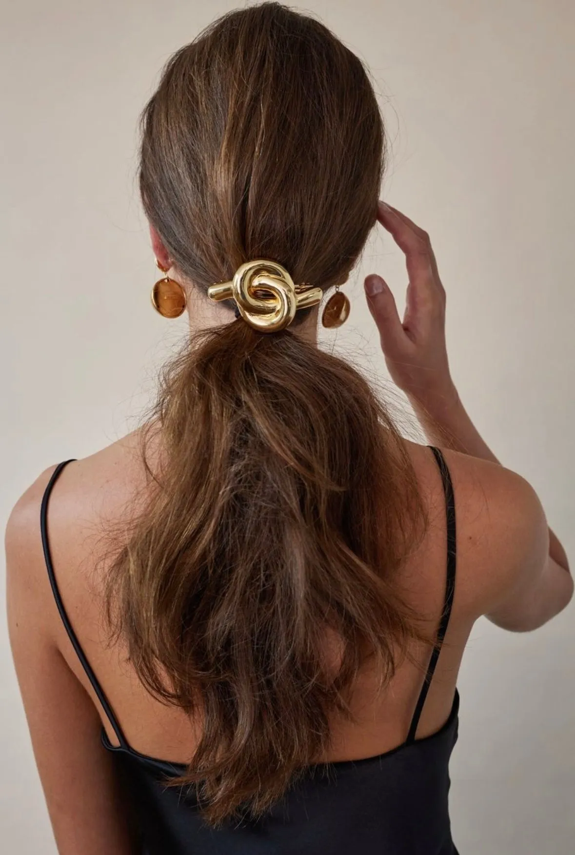 Glossy Knot Barrette