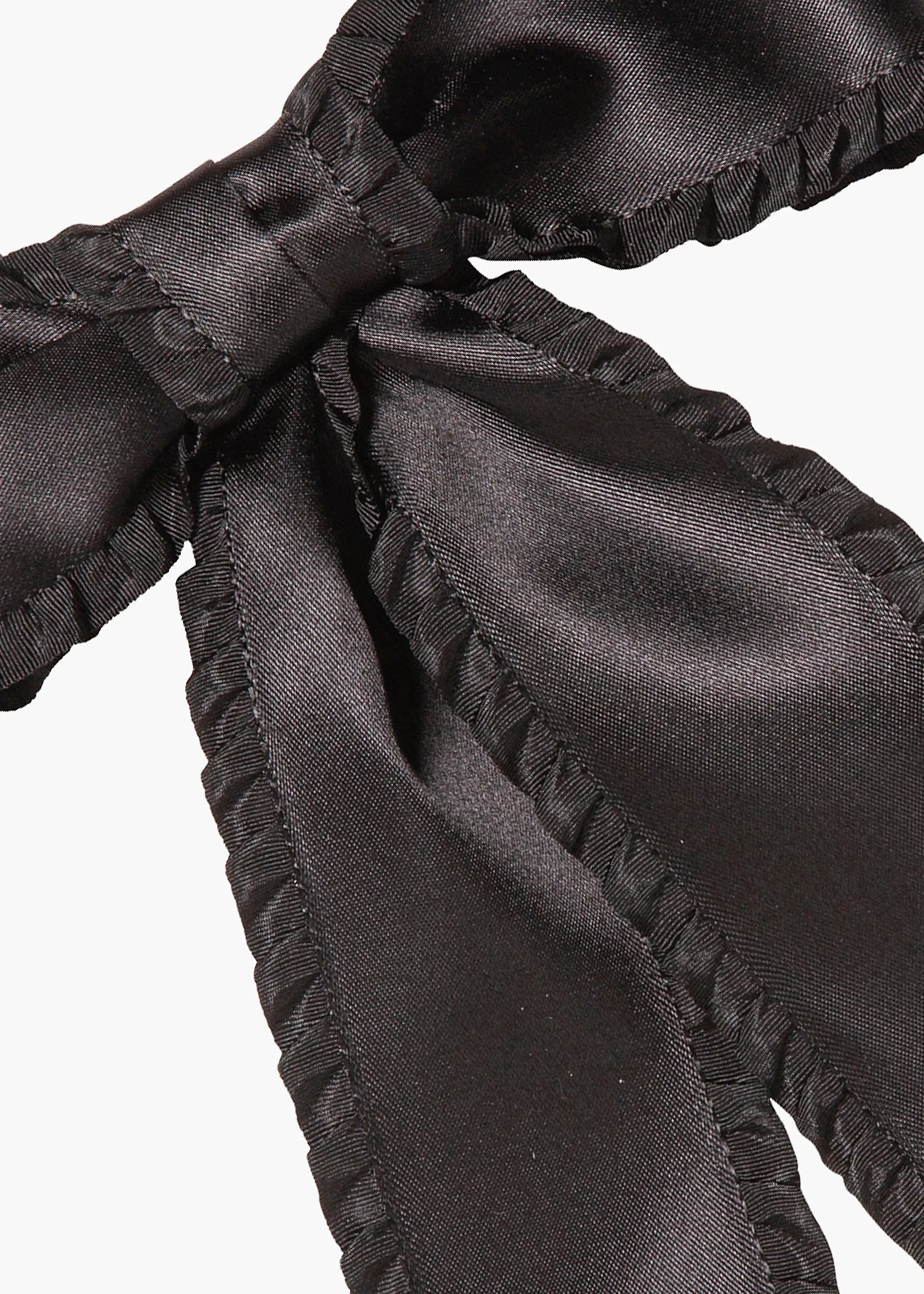 Harper Bow Barrette -- Black