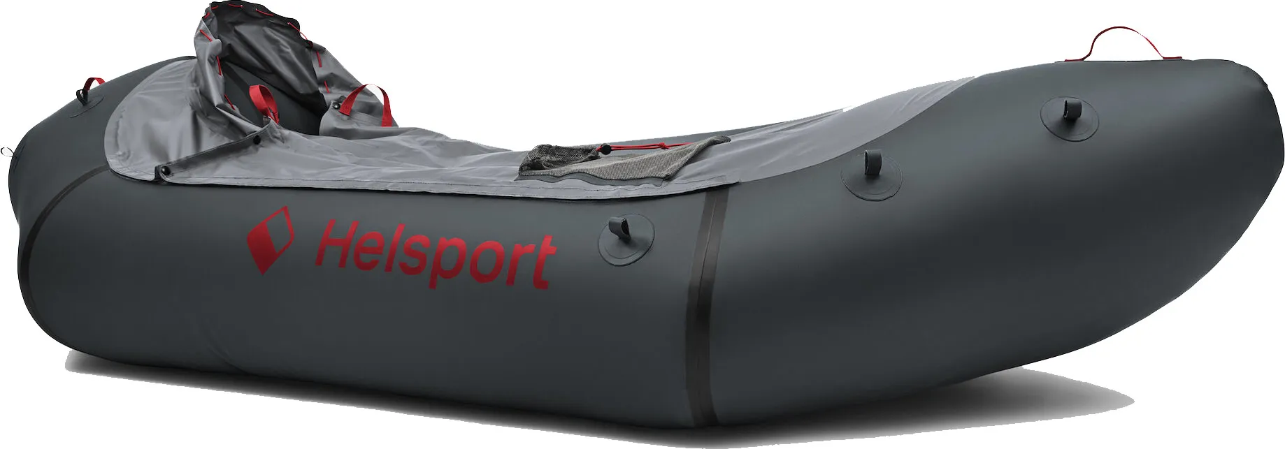 Helsport Stream Pro Packraft Dark Shadow/Ruby Red | Buy Helsport Stream Pro Packraft Dark Shadow/Ruby Red here | Outnorth