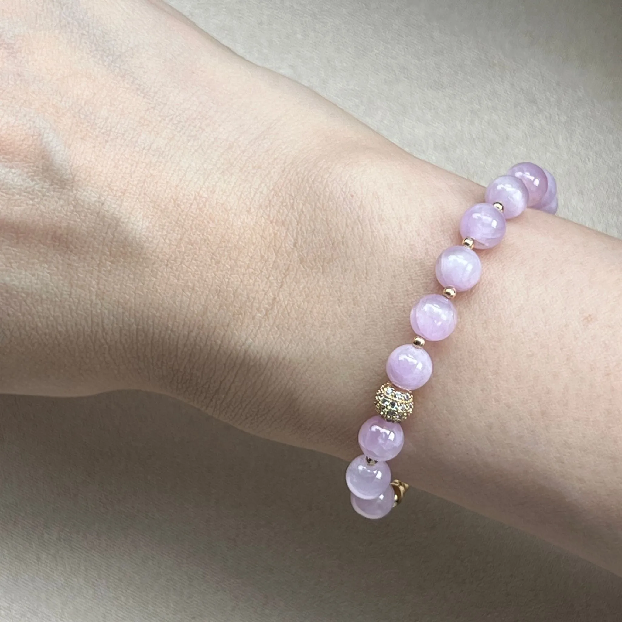 Kind Kunzite Baby Diadem Bracelet